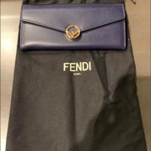 Fendi leather wallet